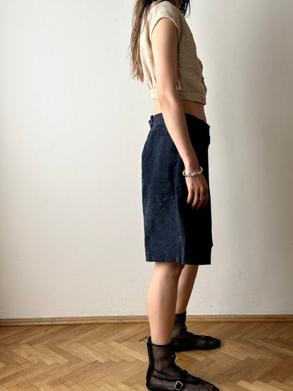 Vintage Italy handwoven linen vest