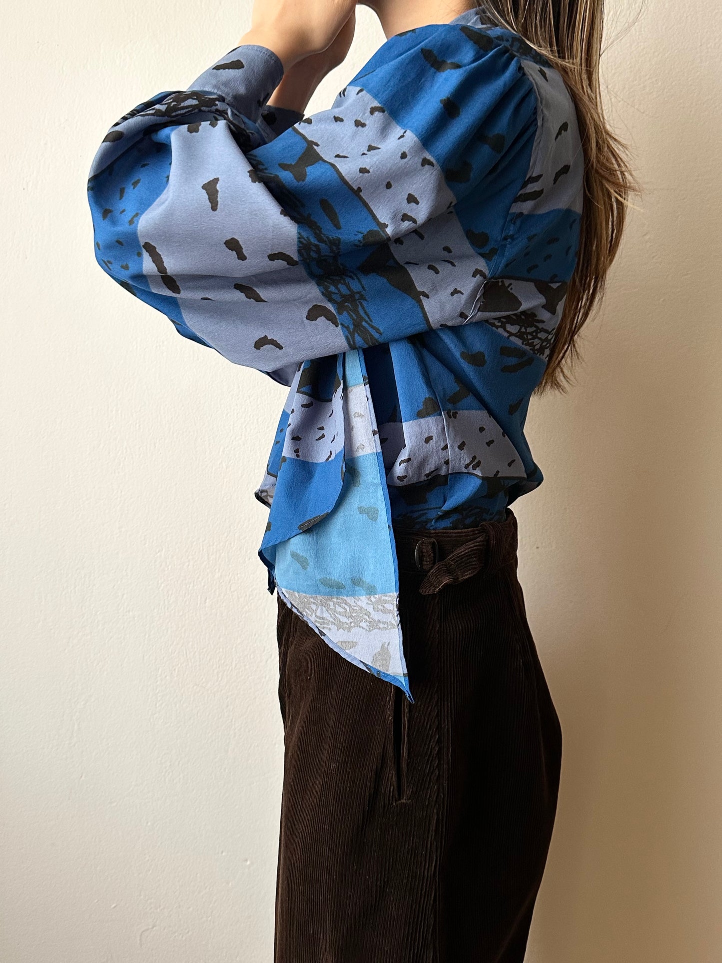 Peterpan tie blouse made in France