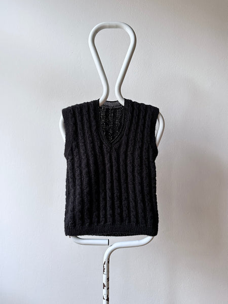 black knit tank
