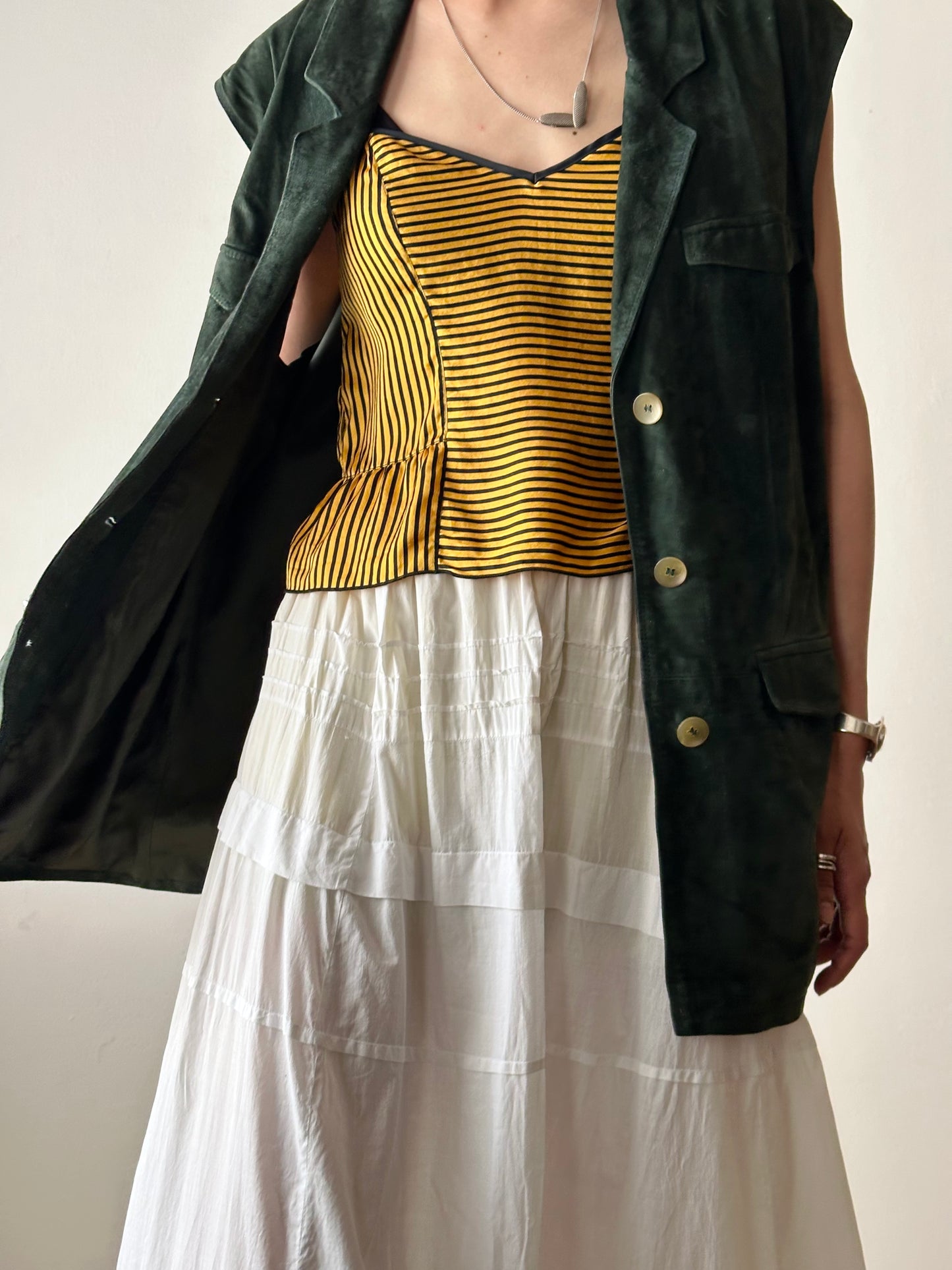 80s silk camisole made in France