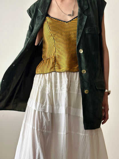 80s silk camisole made in France
