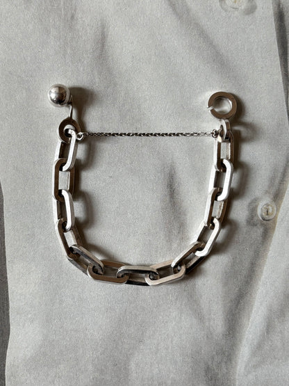 Gaëtan de Percin silver bracelet 60s vintage France Hermes crab 800 stamp sterling jewellery エルメス ジュエリー ヴィンテージ シルバーブレスレット シルバージュエリー 