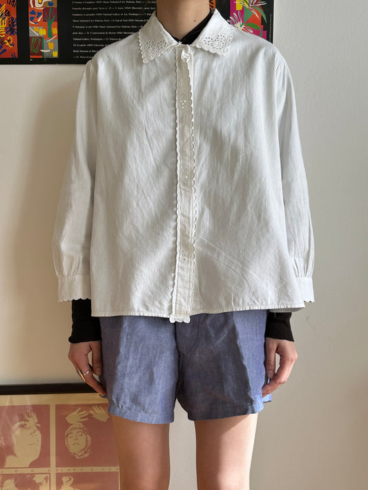 circa 20s antique cotton blouse