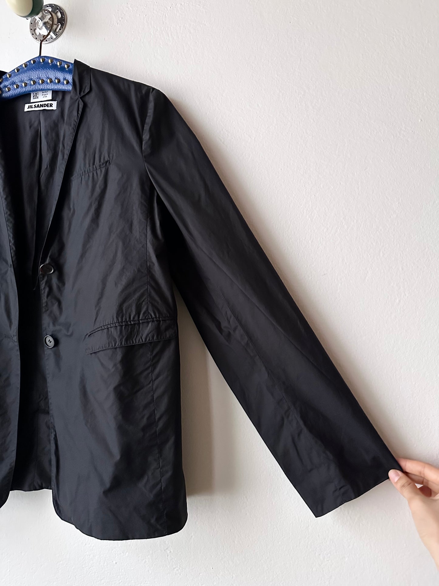 JIL SANDER minimal black jacket