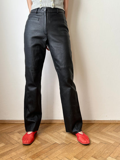 Uncle sam leather trouser W28