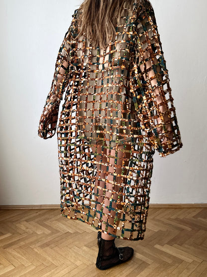Super handmade batik mesh jacket