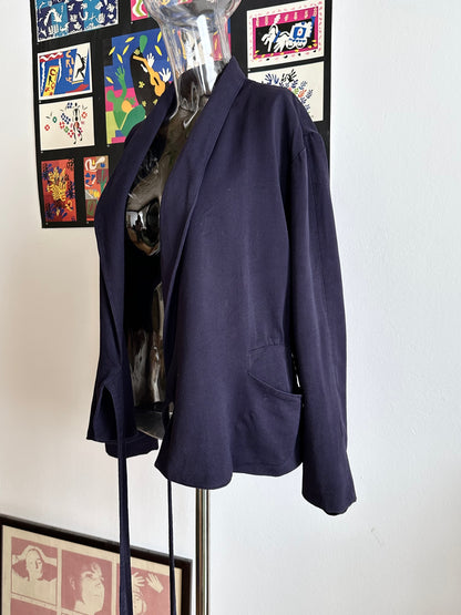 Noelle Roudine Paris cache-coeur navy jacket