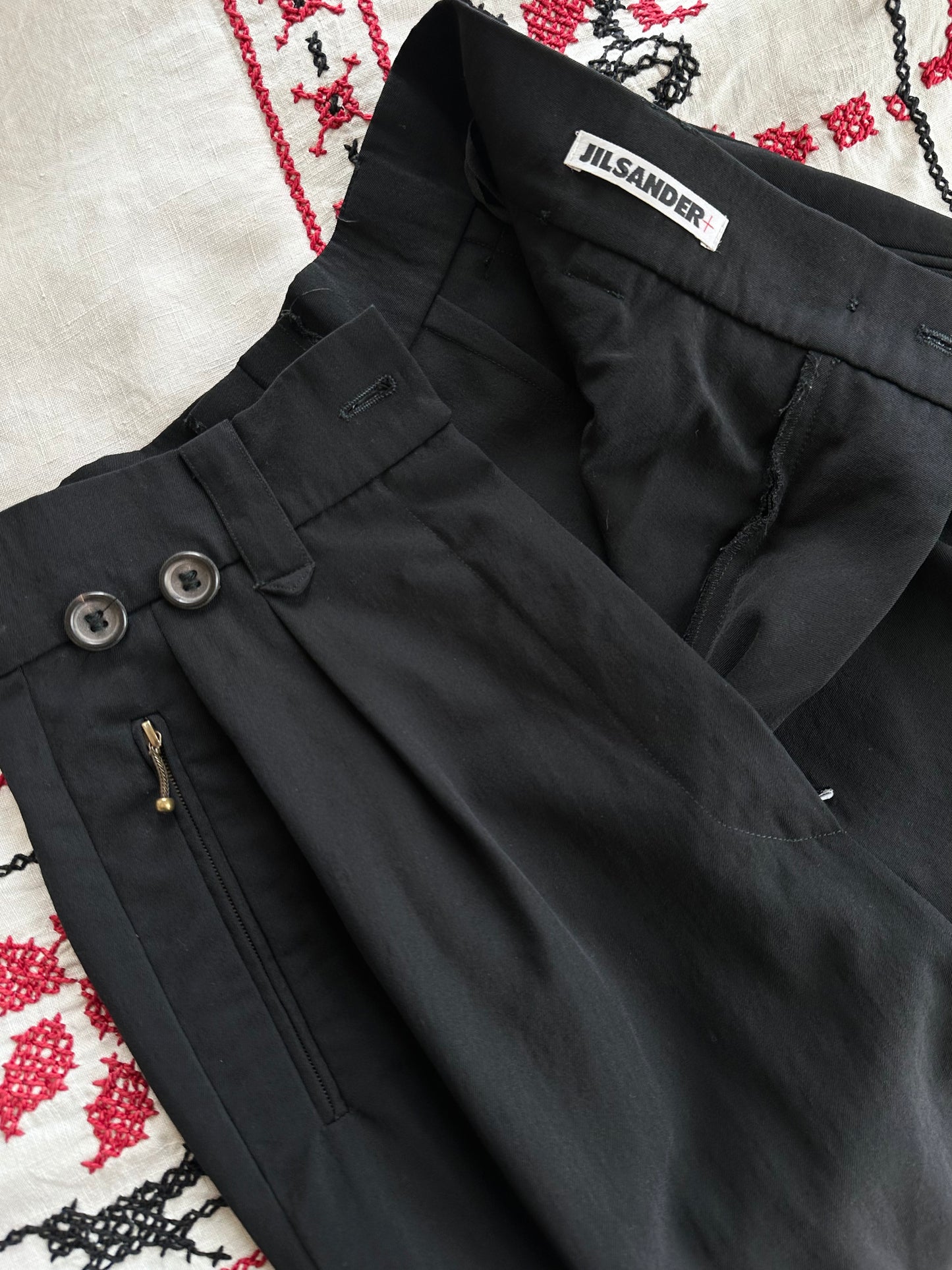 90s JIL SANDER+ wool trouser W26