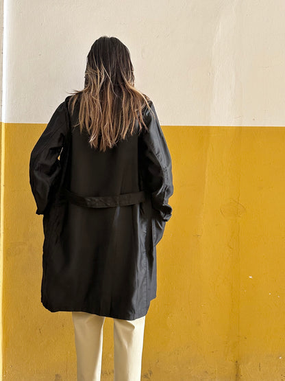 60s deadstock cotton satin work jacket