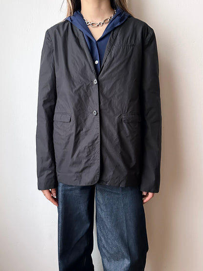 JIL SANDER minimal black jacket
