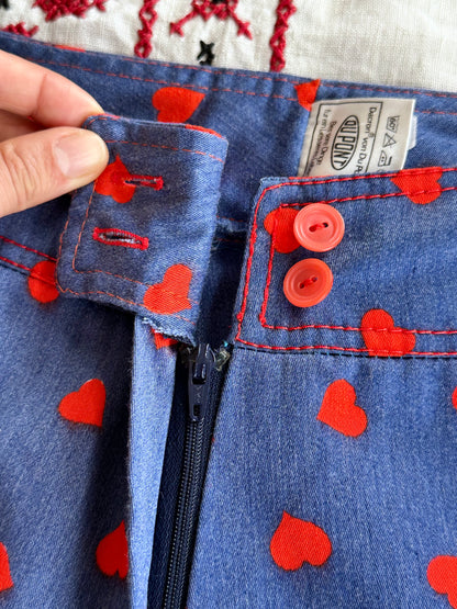 70s heart trouser W25