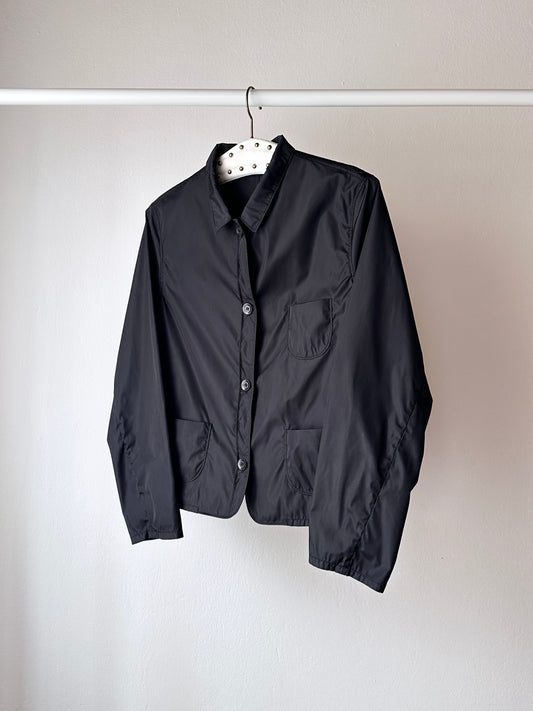 JIL SANDER 90s 90's 1990s 1990's made in Italy vintage nylon black jacket ジルサンダー ナイロンジャケット ブラック 黒 ヴィンテージ