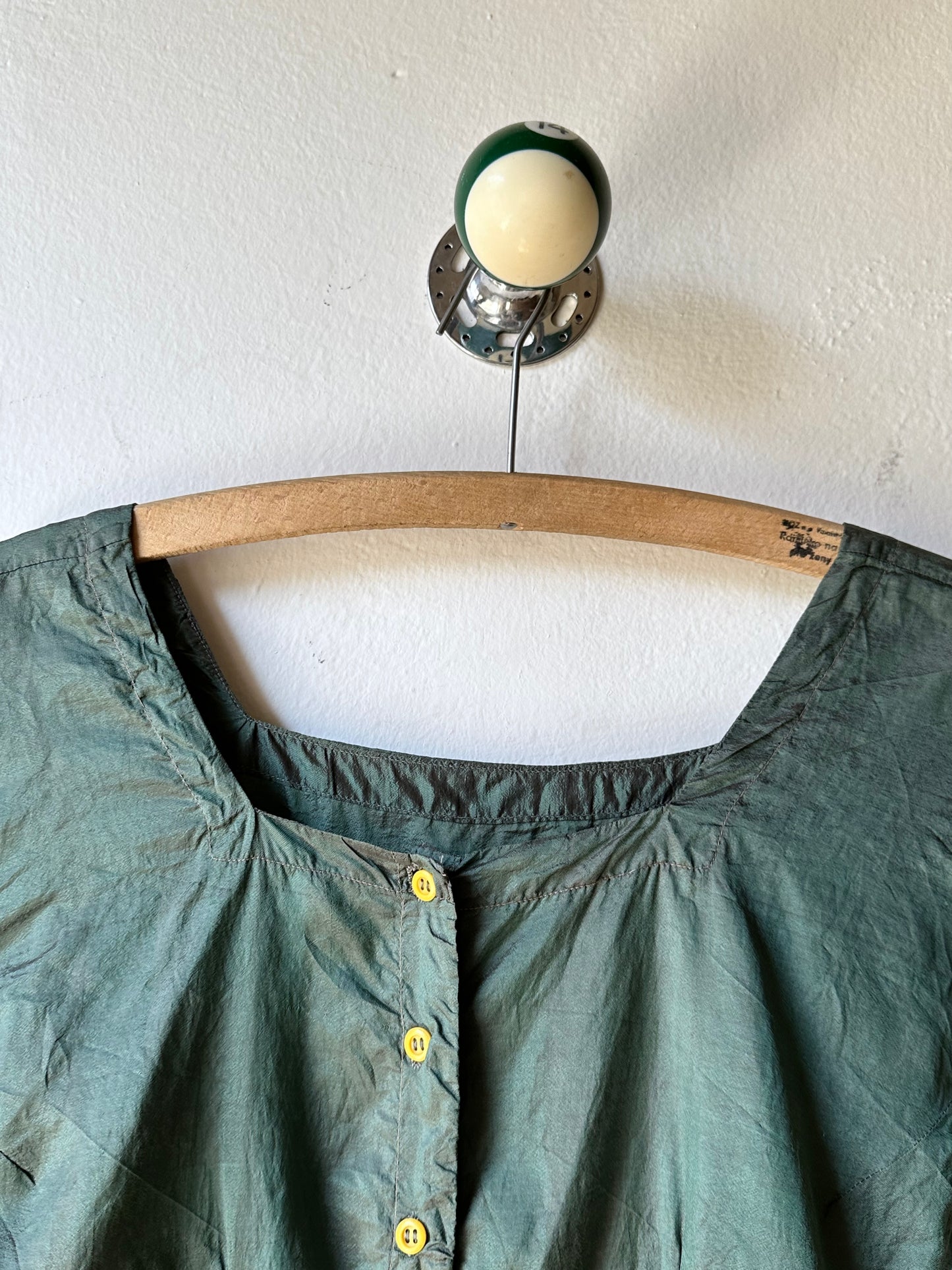 Delicate silk ethnic top