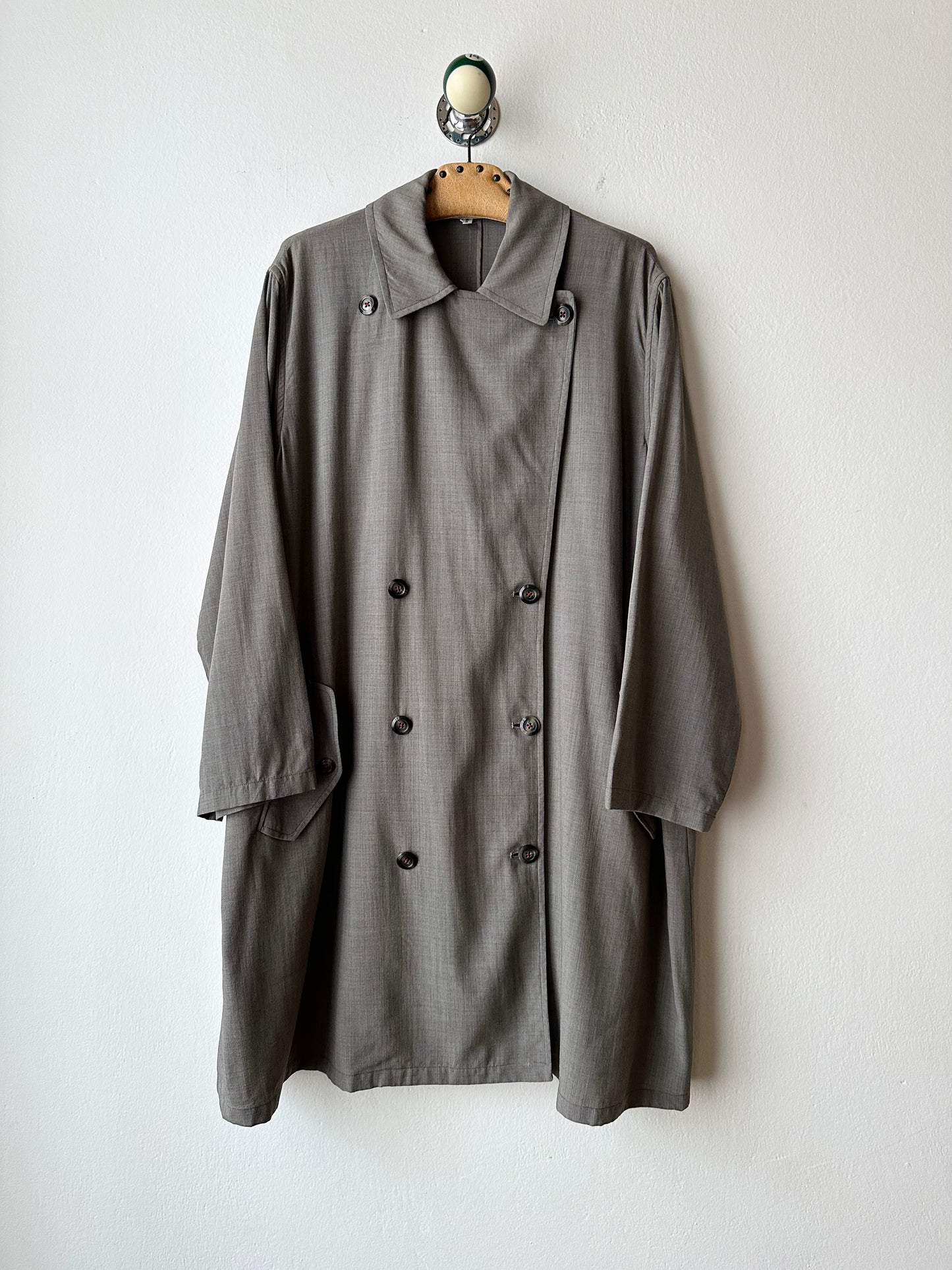1991' Katharine Hamnett lana rayon trench jacket