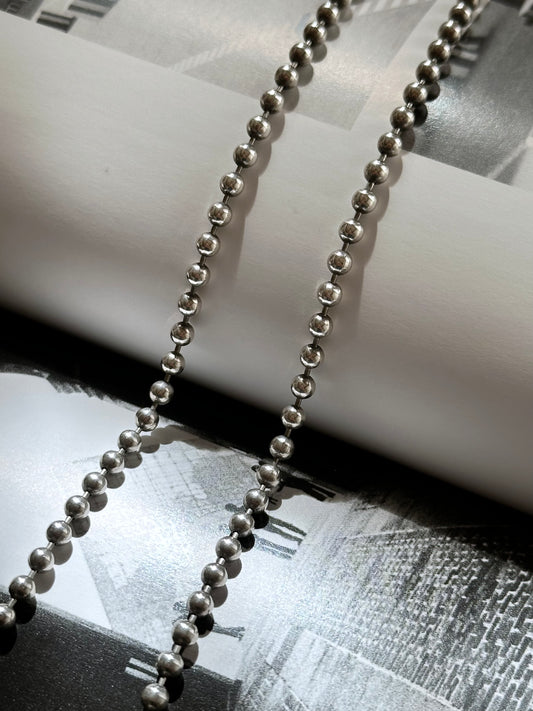 925 ball link necklace