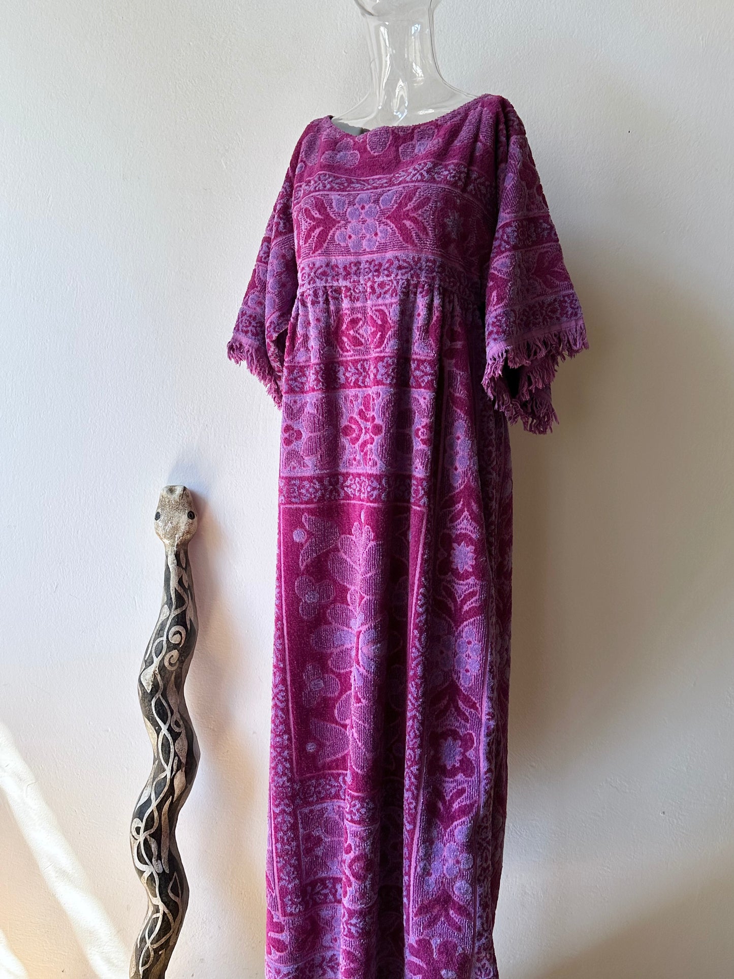 London towel dress ca. late 1970s
