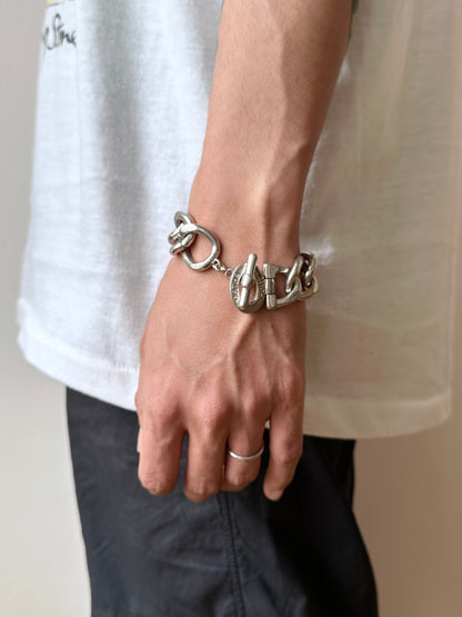 Agatha Paris metal curb chain bracelet
