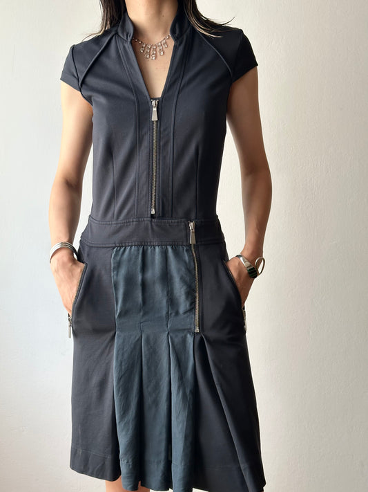 SPORTMAX CODE nylon silk jumper dress