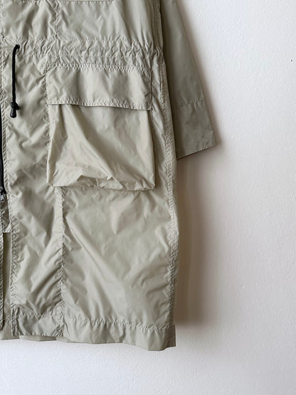 Nylon packable ice gray