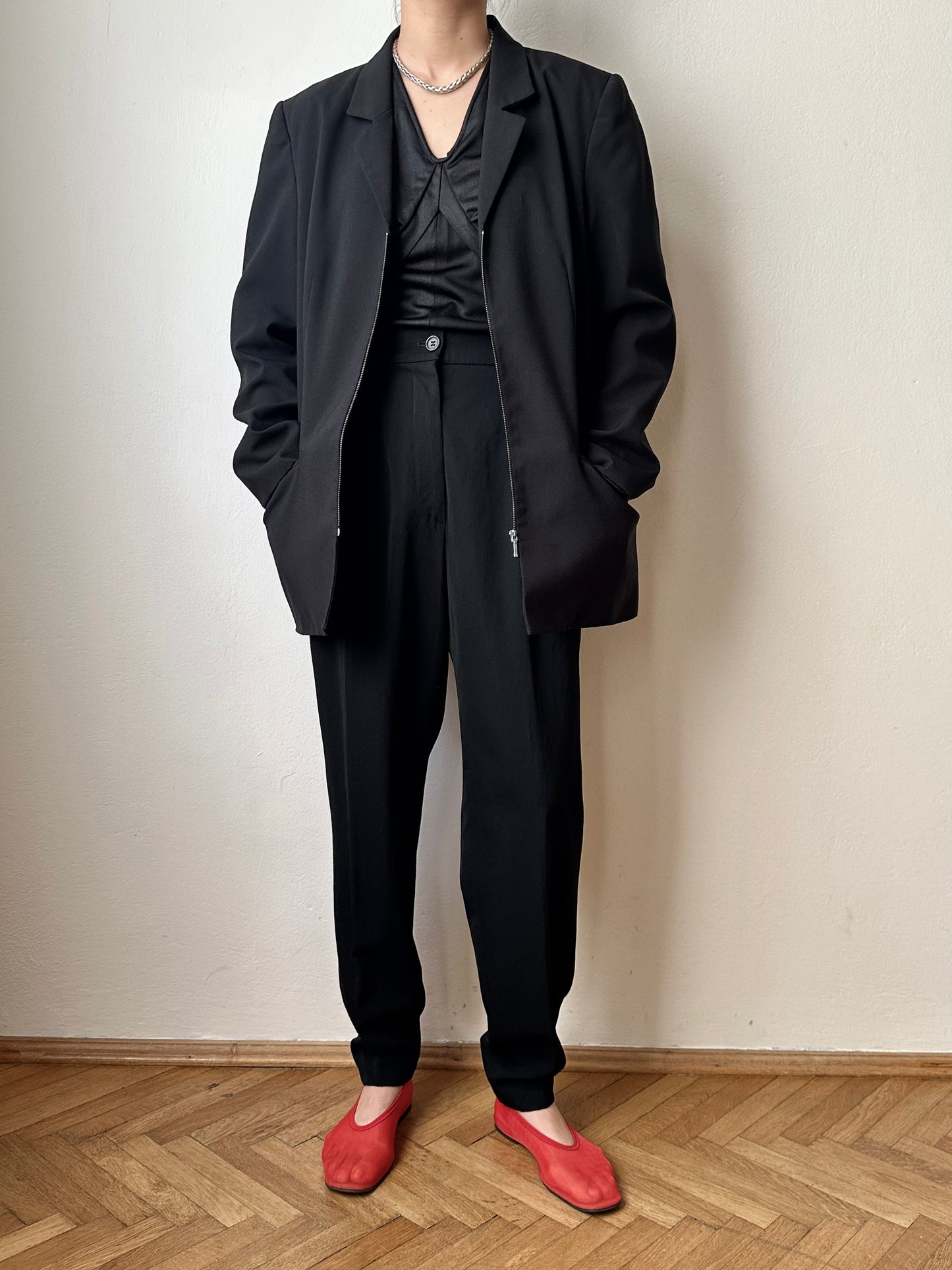 90s JIL SANDER+ wool trouser W26