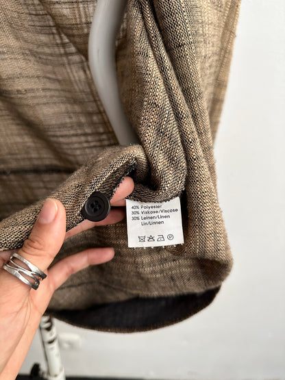 90s linen blend jacket