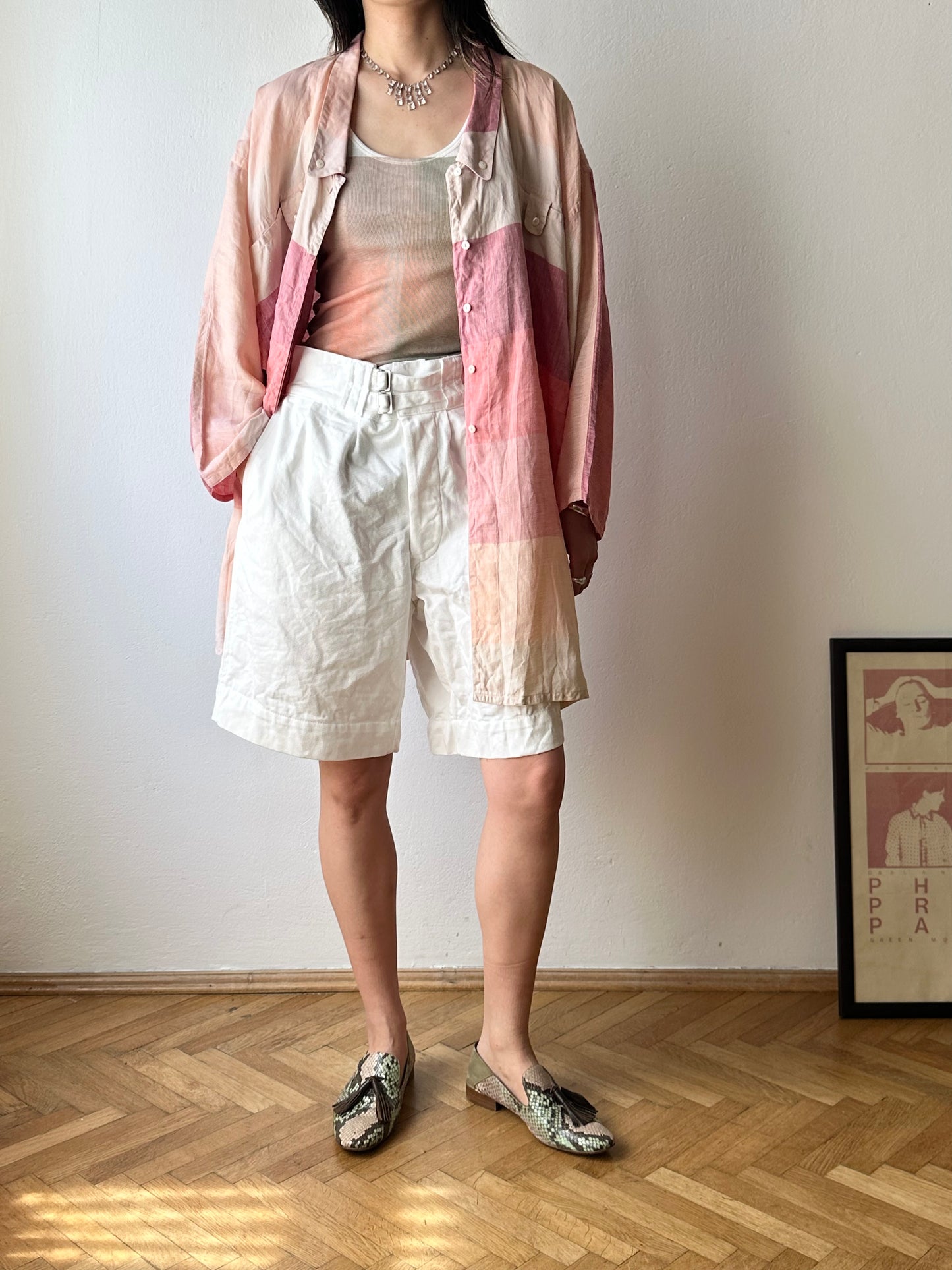 JIL SANDER linen over shirt