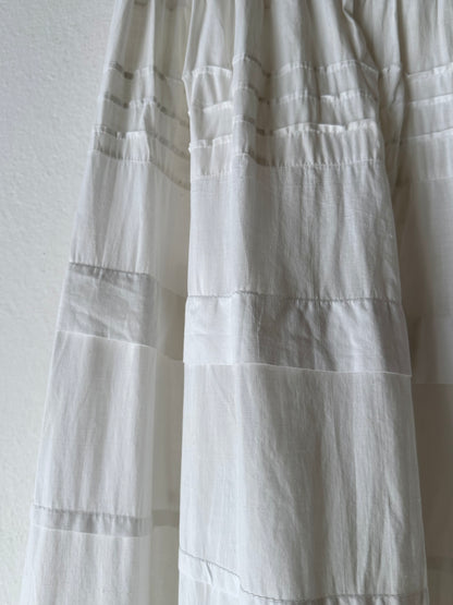 Edwardian lace cotton petticoat W26