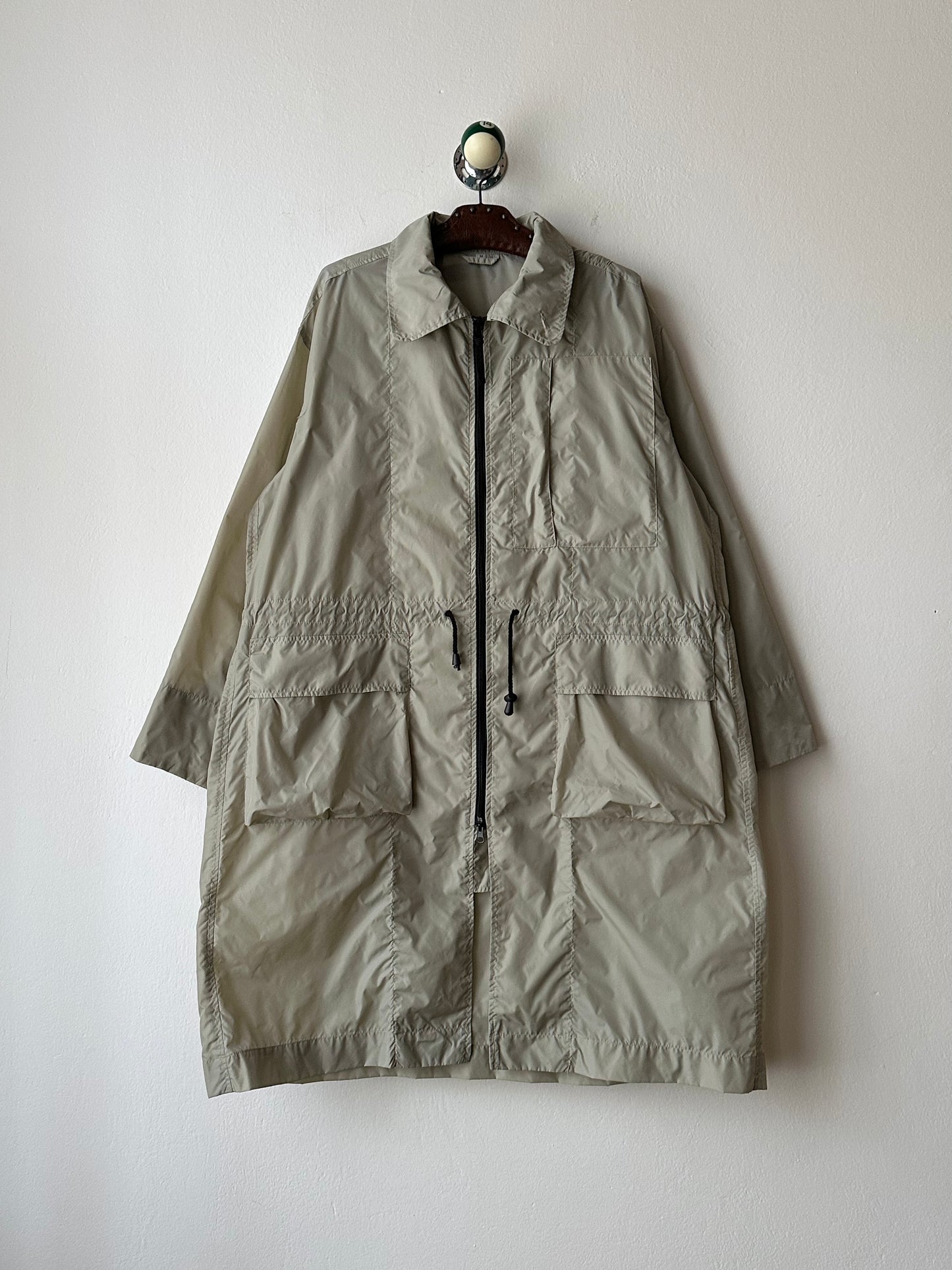 Nylon packable ice gray