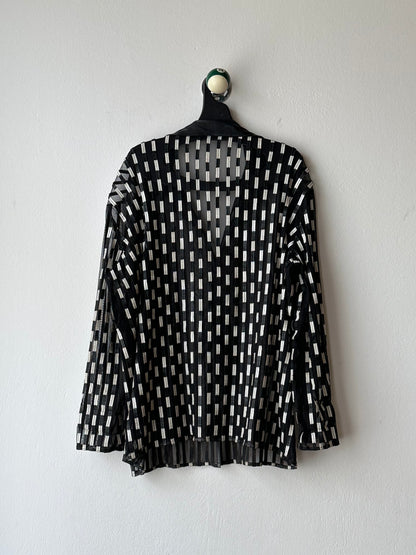 Othello leather mesh jacket