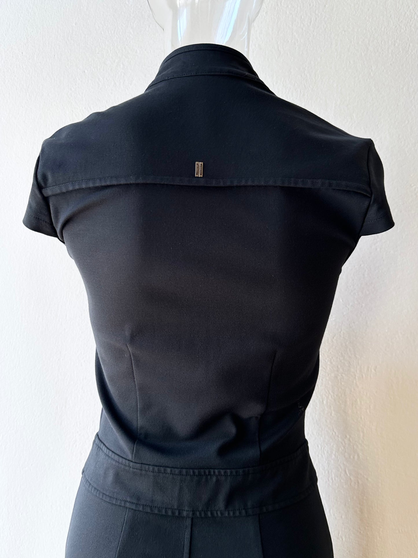 SPORTMAX CODE nylon silk jumper dress