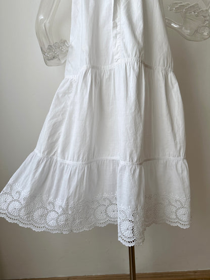 Antique cotton lace cami dress
