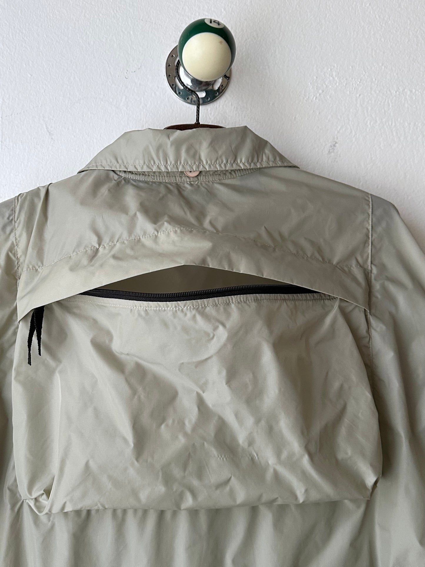 Nylon packable ice gray