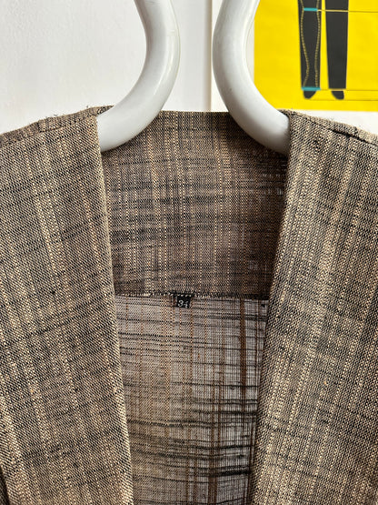 90s linen blend jacket