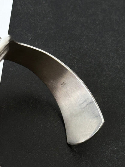 70s DUGENA silver bangle watch