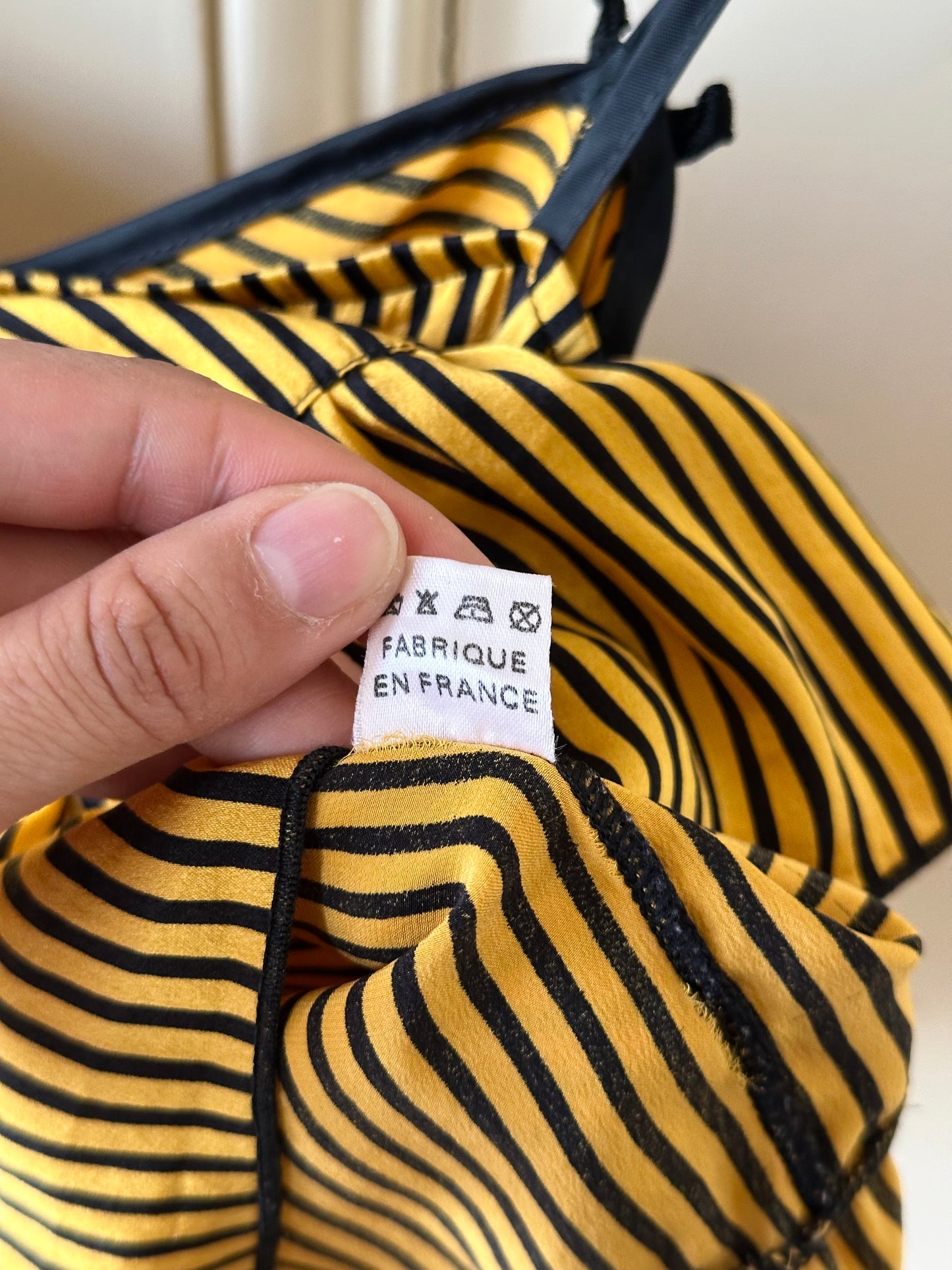 80s silk camisole made in France