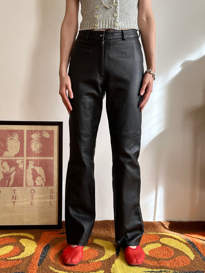 Uncle sam leather trouser W28