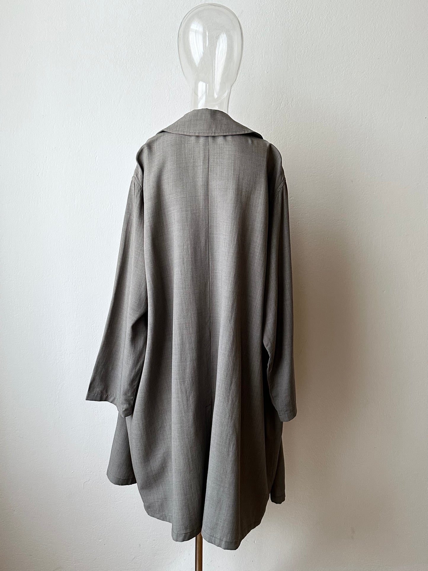 1991' Katharine Hamnett lana rayon trench jacket