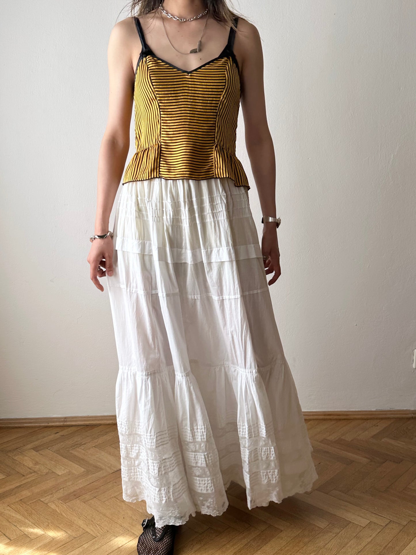 80s silk camisole made in France