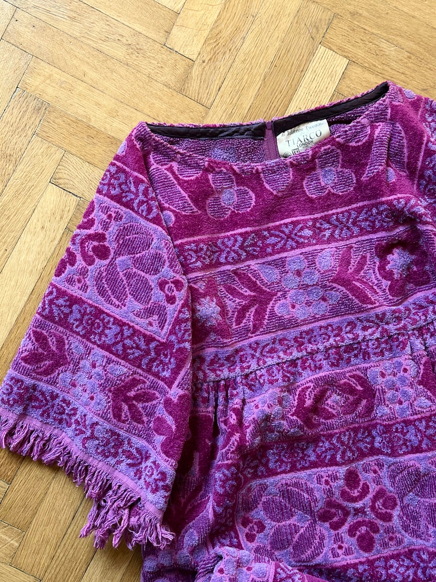 London towel dress ca. late 1970s