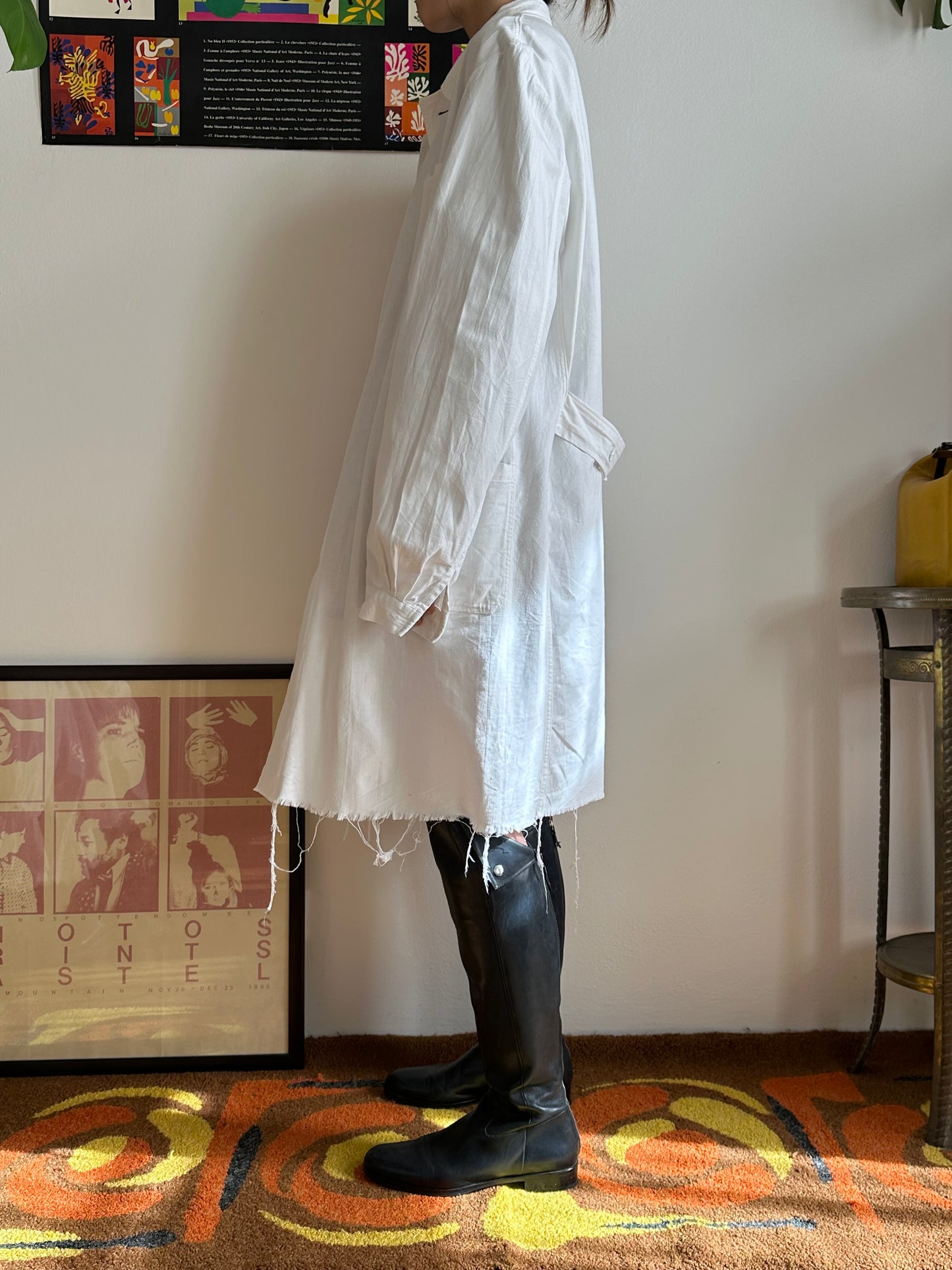 50-60s France shop coat