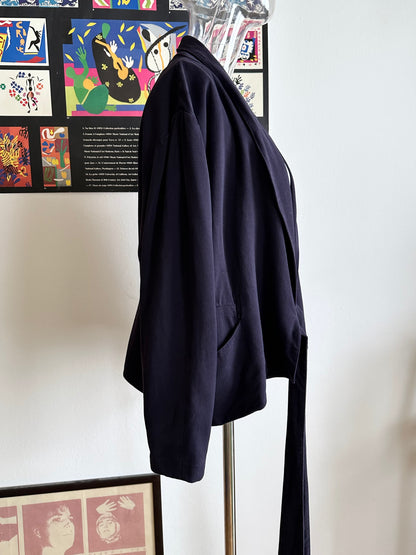 Noelle Roudine Paris cache-coeur navy jacket