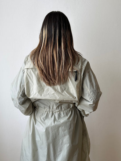 Nylon packable ice gray