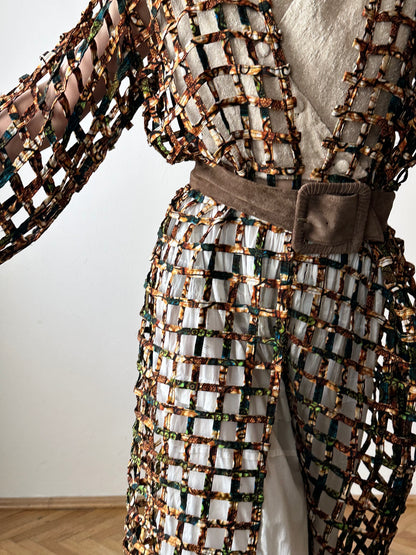 Super handmade batik mesh jacket