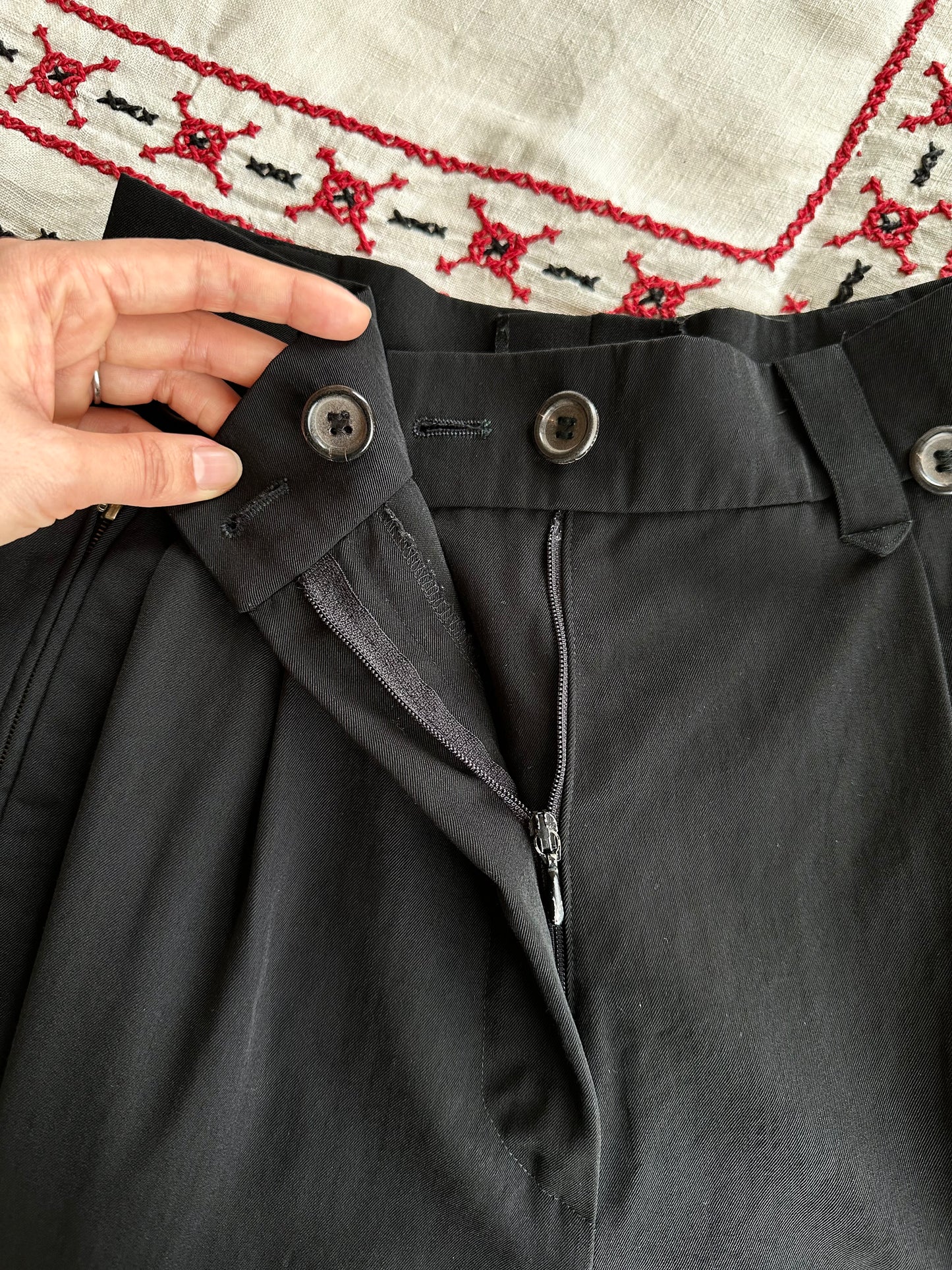90s JIL SANDER+ wool trouser W26