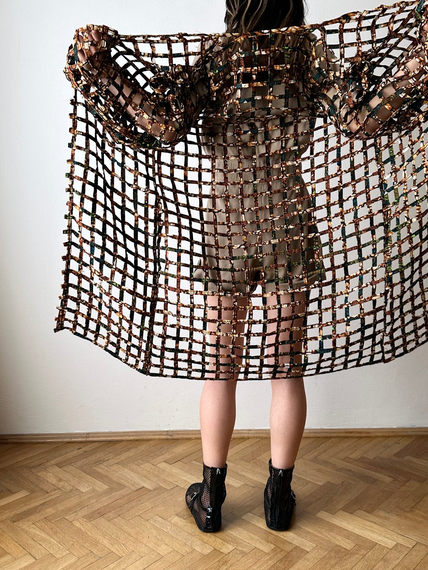 Super handmade batik mesh jacket