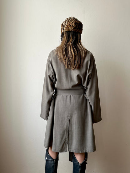 1991' Katharine Hamnett lana rayon trench jacket