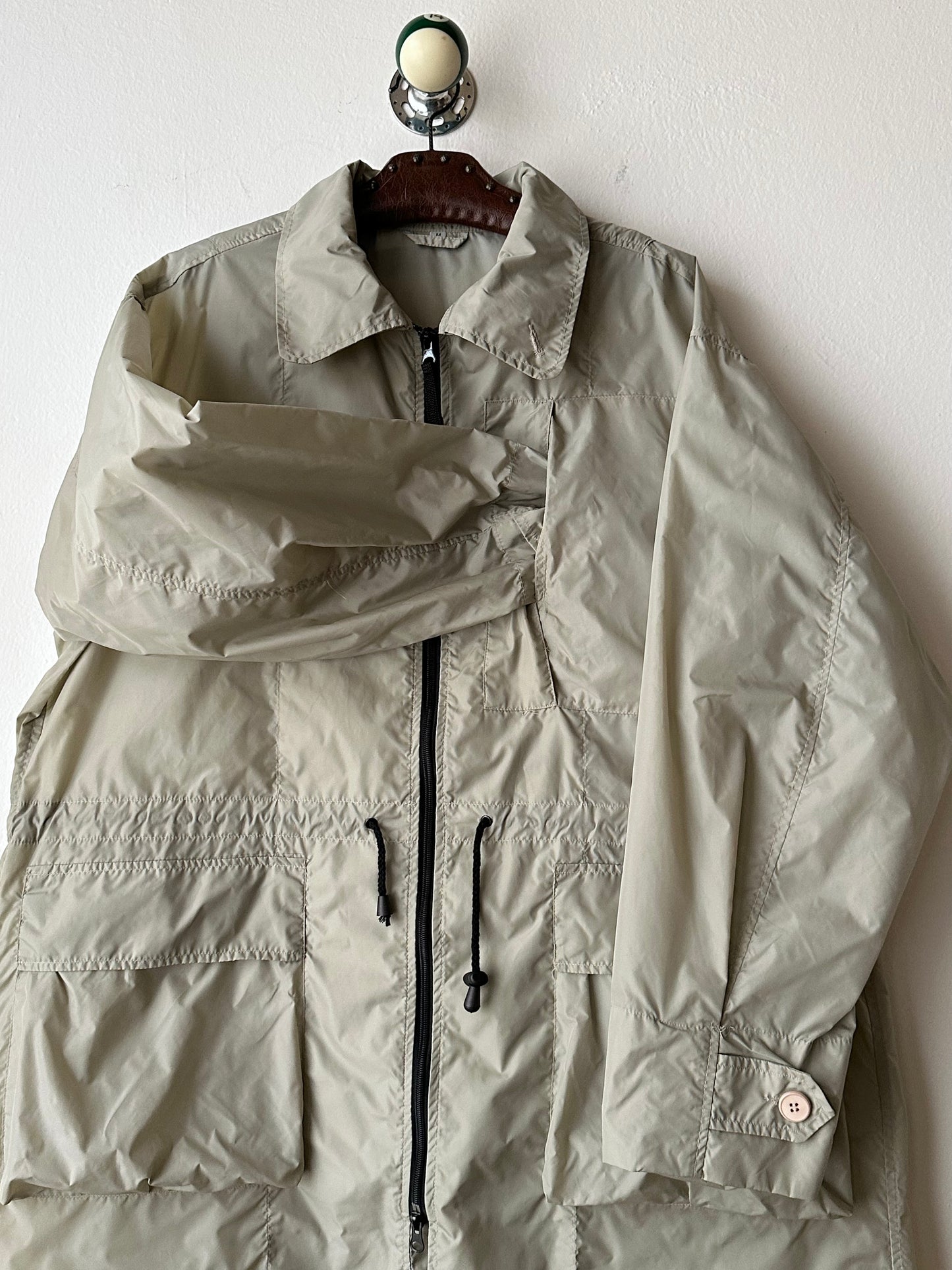Nylon packable ice gray