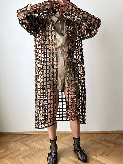 Super handmade batik mesh jacket