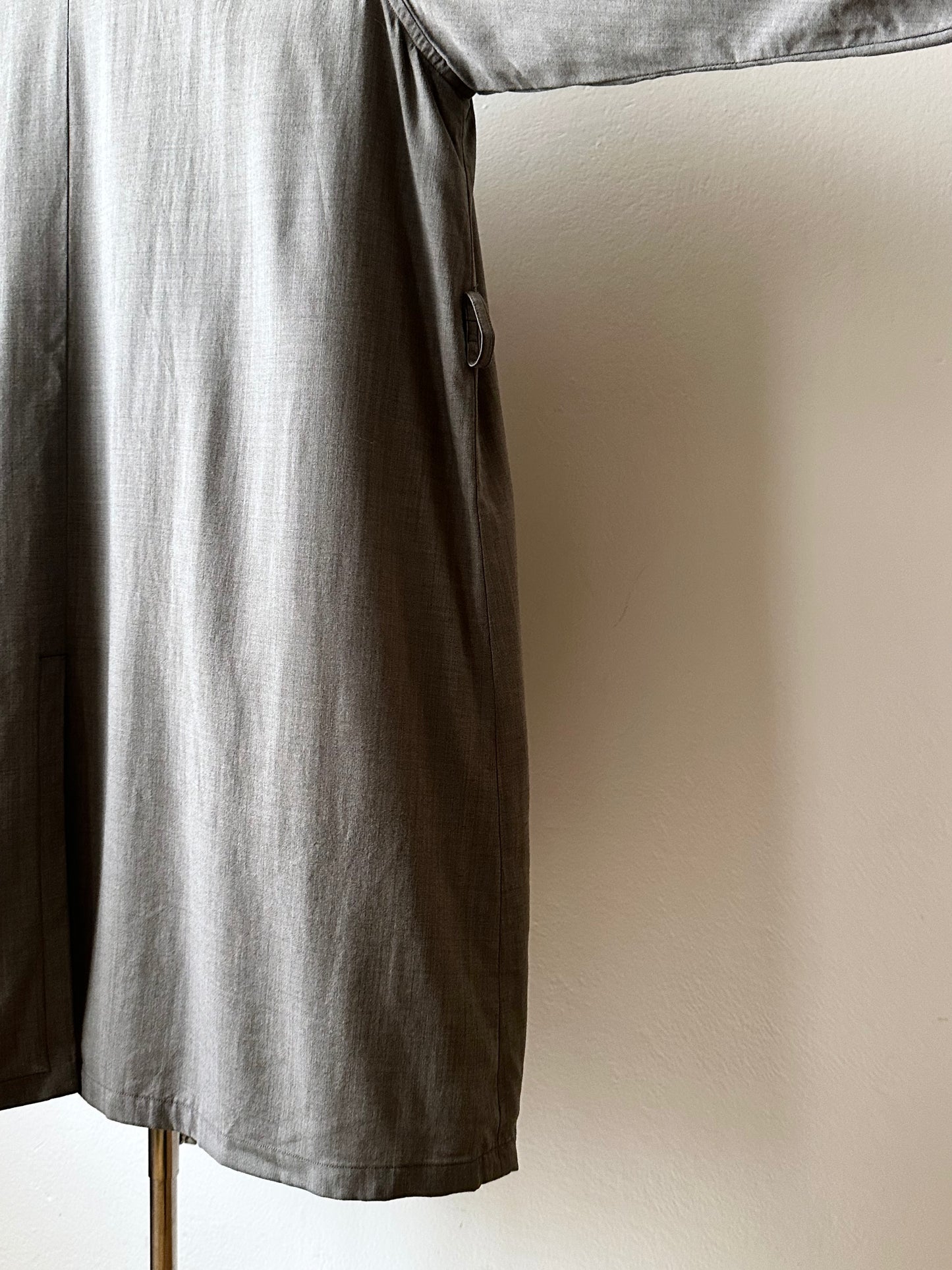 1991' Katharine Hamnett lana rayon trench jacket