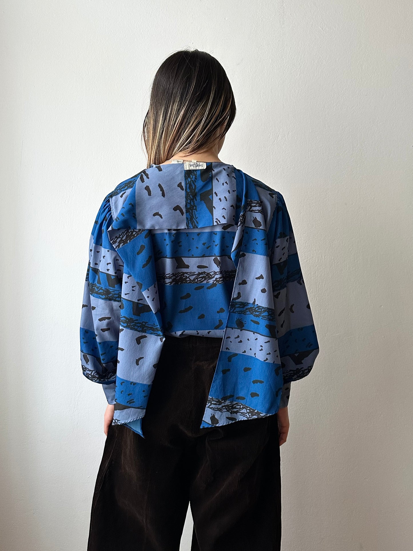 Peterpan tie blouse made in France